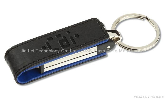 Novelty OEM Leather USB Flash Memory Stick 2