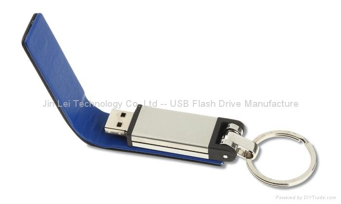 Novelty OEM Leather USB Flash Memory Stick 5