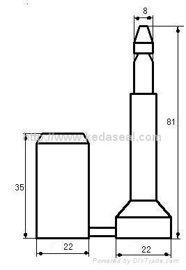 KD-017 Container Bolt Seal 3