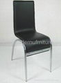 hot sell modern design pu and metal frame chair  2