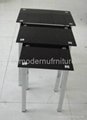 hot sell glass nesting table  2