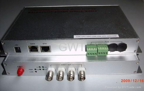 CCTV digital video fiber converter No.GWT4V4A1E