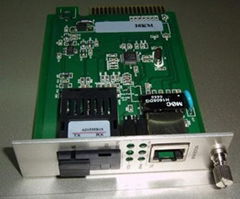 PCI based fiber media converter