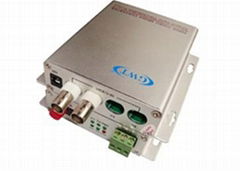  2 Channel digital video optical transmitter & receiver with 1 channel data