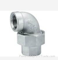stainless steel elbow union