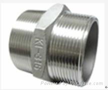 stainless steel hex nipple