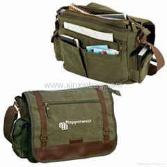 Canvas shoulder bag