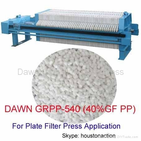 40% glass fiber PP for Filter Press Application