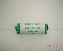 ER17505 (LS17500) ER17505 (LS17500) A 3.6V 3200mAh GEBC lithium battery