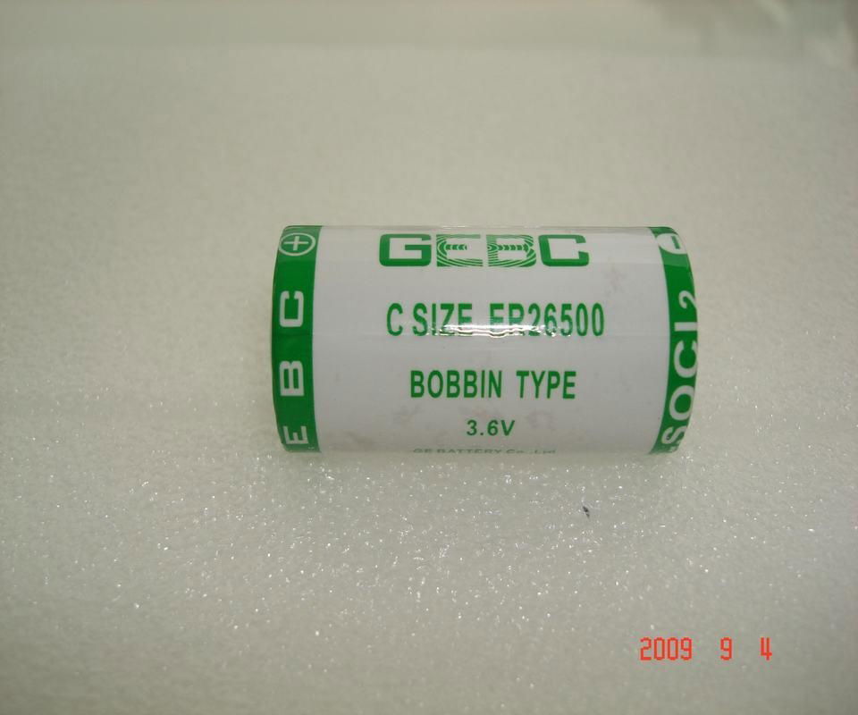 LS26500 TL-5920/TL4920 ER26500 3.6V C GEBC lithium BATTER 9000mAh