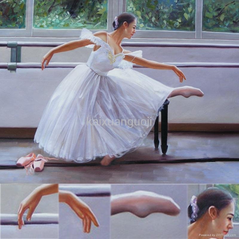 Large museum quality ballerina art painting