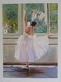 Large museum quality ballerina art painting 3