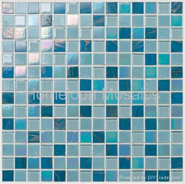 hot melting glass mosaic, mosaic tile, crystal glass mosaic