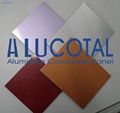 Nacreous aluminum composite panel