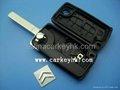 Citroen 307 2 buttons flip key case without groove CE0536 2