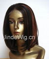 synthetic hair lace front wig 3