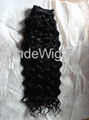 human hair machine weft 1