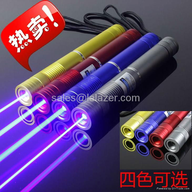 Cheapest New Blue Laser Pointer 1000mw w/5 Caps Projector(4color)