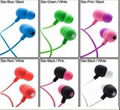 Mixstyle star colorful Fashion earphone headphone