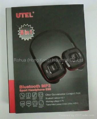 BLUETOOTH MP3 SPORT HEADPHONE E98  8 IN 1 2