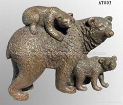 bronze animals  