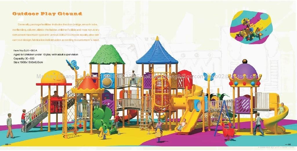 Outdoor playground Equipment from Guangzhou Cowboy Toys 