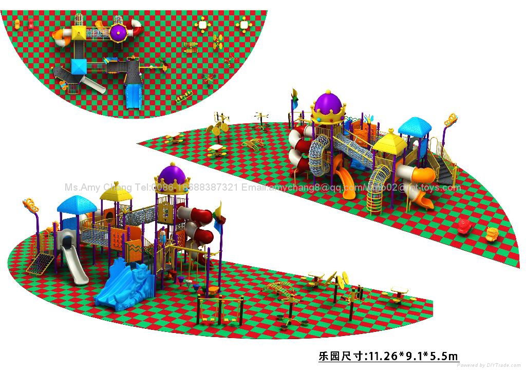 Outdoor playground Equipment from Guangzhou Cowboy Toys  5