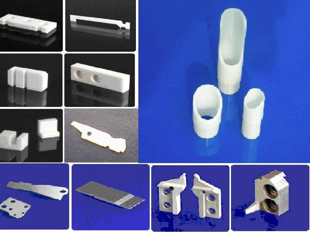 metal and ceramic material processing parts