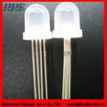 8mm diffused rgb led common anode