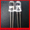 5mm round high brightness white led