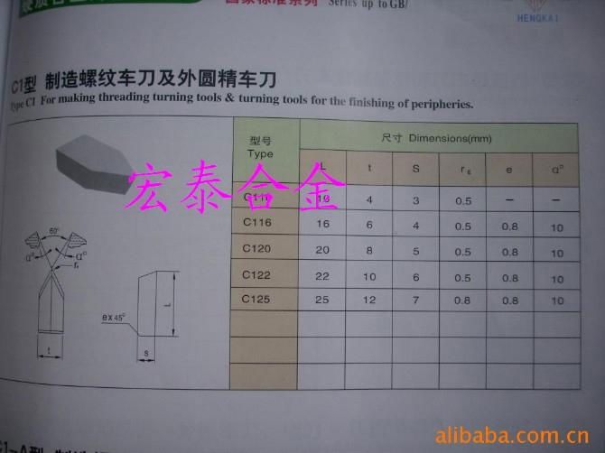 螺紋車刀