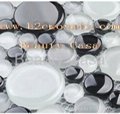 Round crystal mosaic tile Dia 43,33,23,20mm