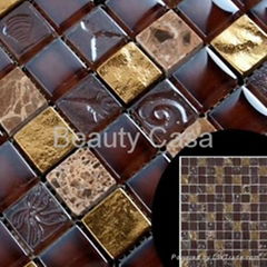 plating glass mosaic tile