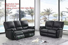 Upholstory-Motion-recliner sofa set,home