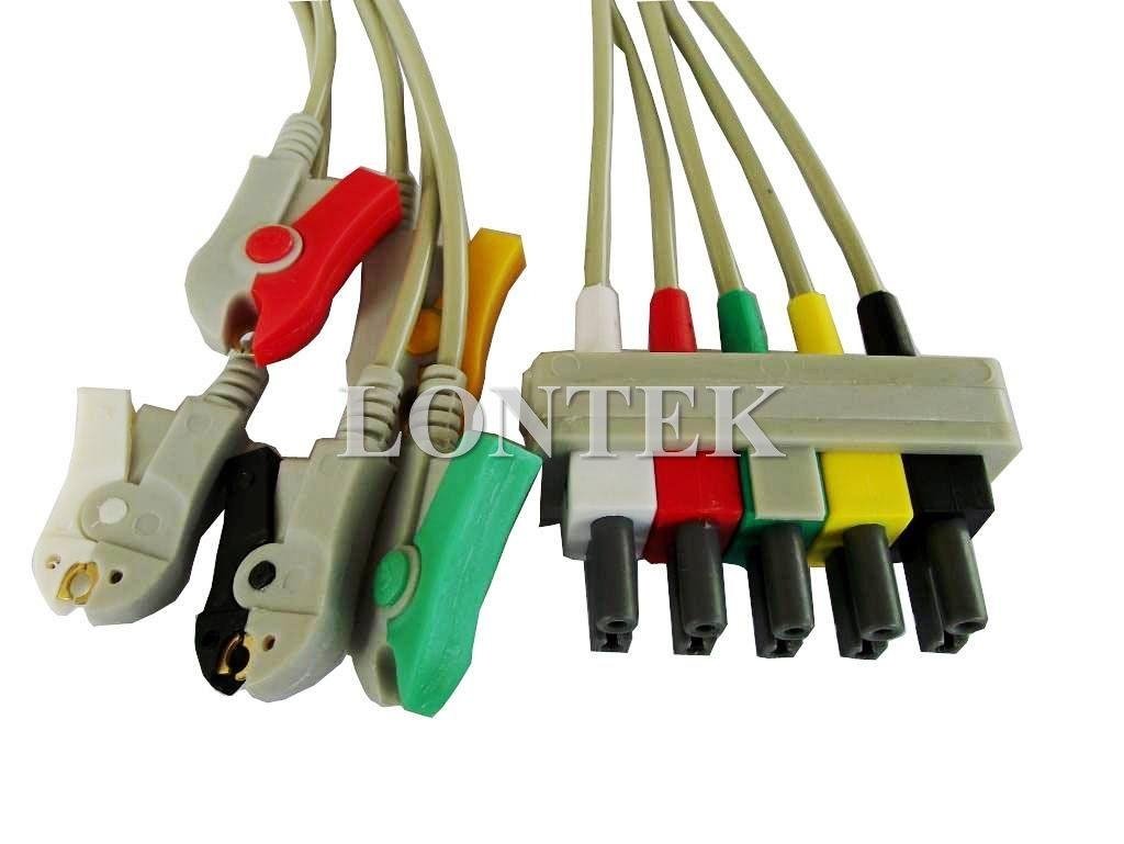 Philips 5-lead wire set,AA lead wire
