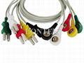 TRU-LINK style lead wires,ECG 5 lead wire 2