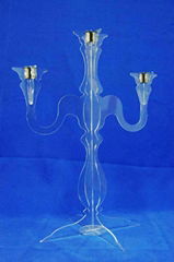 Acrylic candle hodler