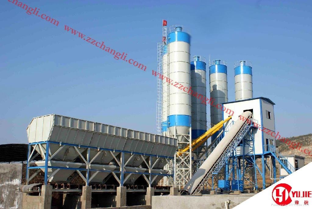 HZS120-120m3/h (with SICOMA concrete mixer) Concrete Plant 3