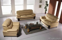 LEATHER SOFA 1+2+3(A145), Living room leisure sofa 