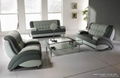 Leather living room sofa 1+2+3 (A161), modern design , high quality 1