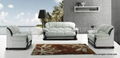 LEATHER LIVING ROOM LEISURE SOFA