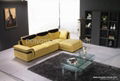 LEATHER CONER SOFA  1