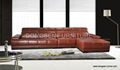 Leather corner sofa GF038 , modern