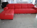 leather sectional sofa GF031, modern design, high quality with reasonable sofa 3