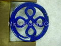 Lapis Lazuli - Chinese Style Coin  5