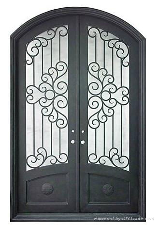 wrought iron door