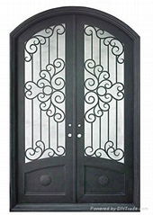 wrought iron door