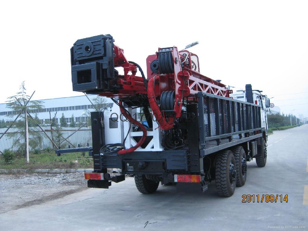 Full hydraulic HYDX-5A Truck Mounted Drill Rig with 1500m drill capacity  