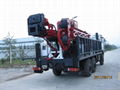 Full hydraulic HYDX-5A Truck Mounted Drill Rig with 1500m drill capacity  