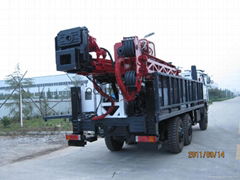 Full hydraulic HYDX-5A Truck Mounted Drill Rig with 1500m drill capacity